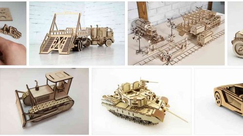 3D-техника из дерева 3D-техника на лазере